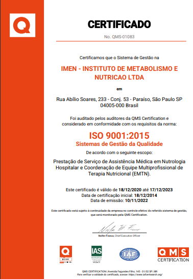 certificado ISO9001 2023